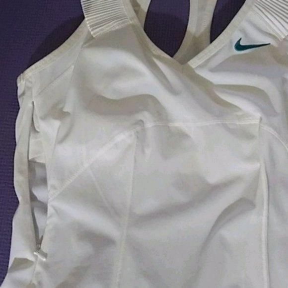 NWT Maria Sharapova Nike White Tennis Dress w/ Bra pleated skirt M Medium - Picture 9 of 16